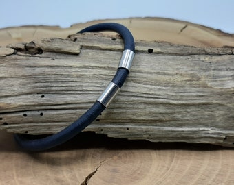 Armband Lederarmband schwarz und zart
