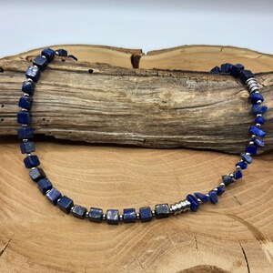 Collier/Kette kurz aus Lapis Lazuli Bild 3