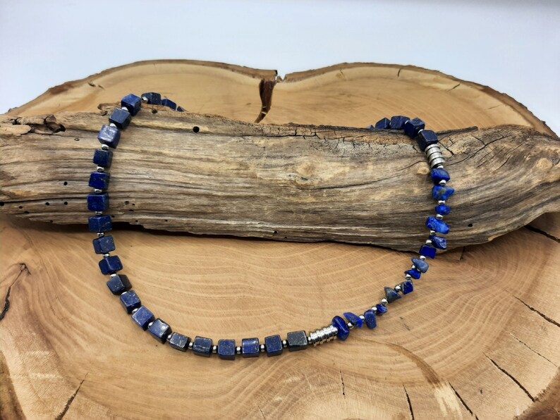 Collier/Kette kurz aus Lapis Lazuli Bild 1