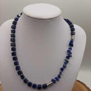 Collier/Kette kurz aus Lapis Lazuli image 10