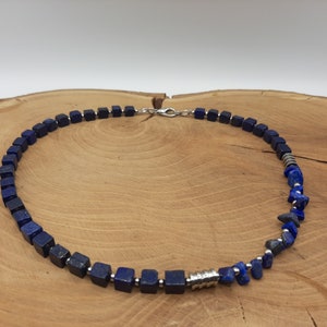 Collier/Kette kurz aus Lapis Lazuli Bild 8