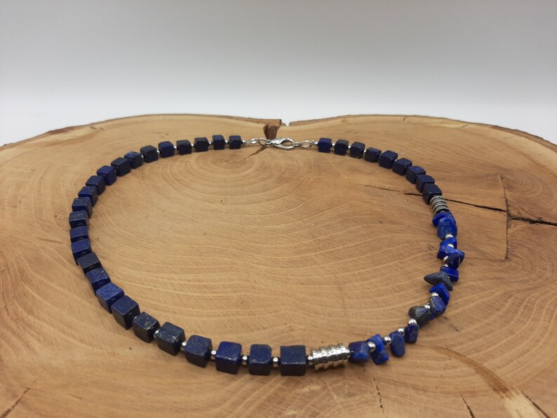 Collier/Kette kurz aus Lapis Lazuli Bild 8