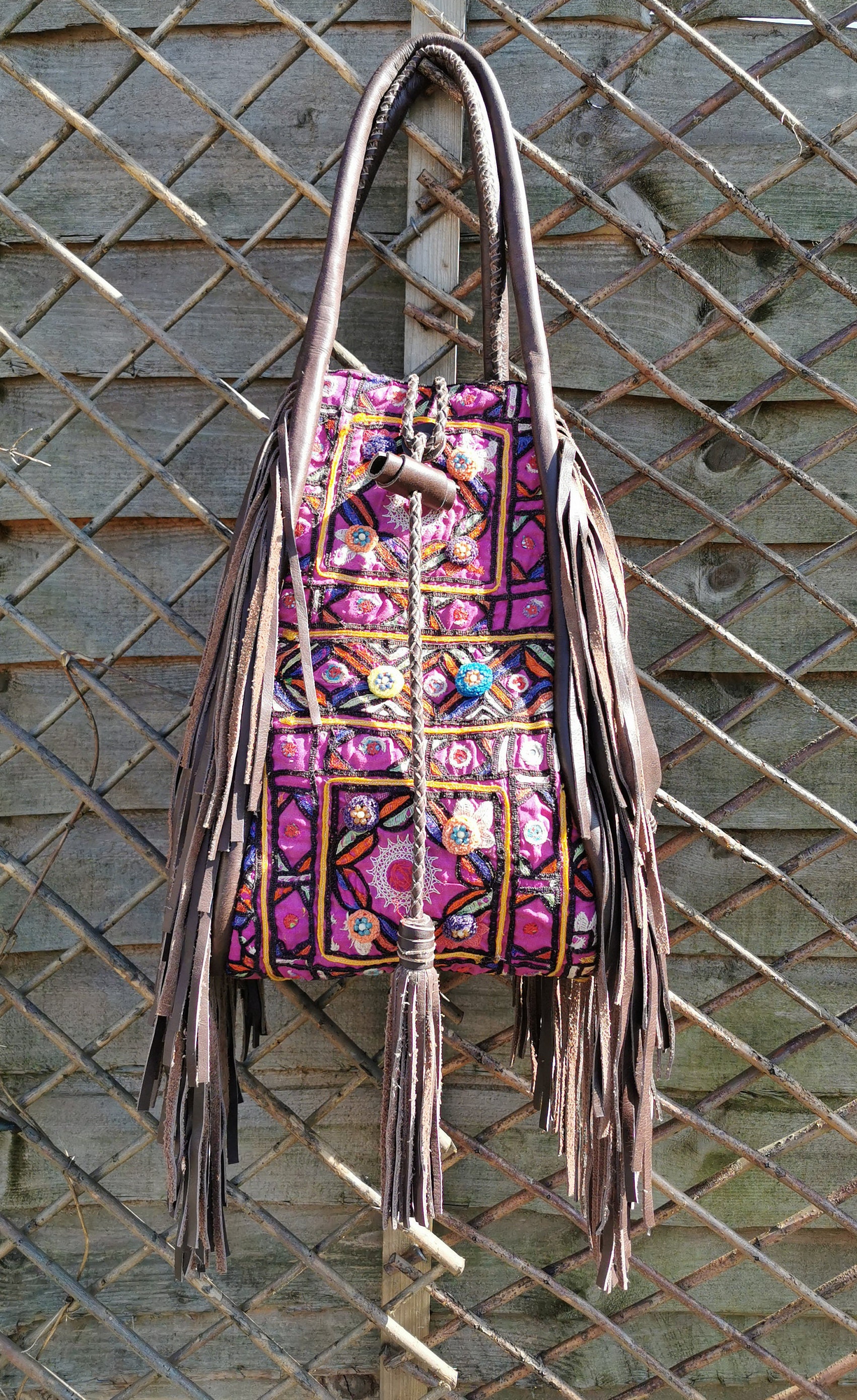 leather hobo bucket bag