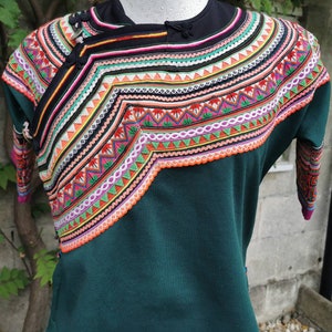 Vintage Miao Chinese Minority Embroidered Jacket