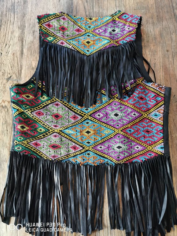 Ikat waistcoat deals