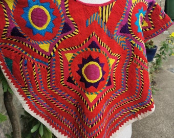 SALE Rare Vintage San Mateo Ixtatan (Hand Embroidered) Guatemala heritage