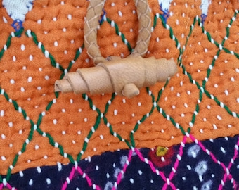 Vintage Banjara Pouch, Medicine Bag, Leather Banjara Bag, Tribal Bag, Indian pouch, Banjara Pouch, Leather Banjara, Mathura Bag