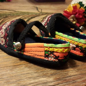 SALE Baby Shoes, Tribal Baby slipper, Ethnic Baby Shoe, Hmong Baby Shoes image 4