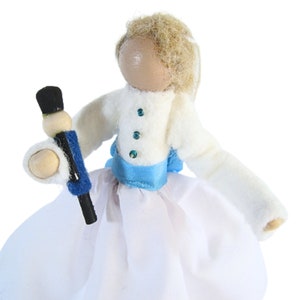 Clara Nutcracker Ballet Wooden Ornament, Christmas Nutcracker Decorations, Gifts for Ballet Dancers - Stocking Stuffers - Nutcracker Ballet