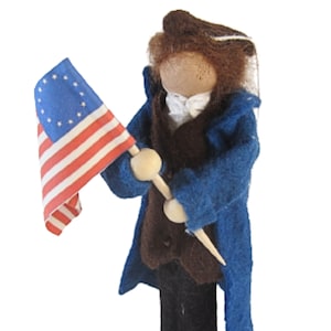 Son of Liberty Ornament, American History Figures, Colonial Christmas, American Revolution, 1776, Gifts for Historians, Colonial America