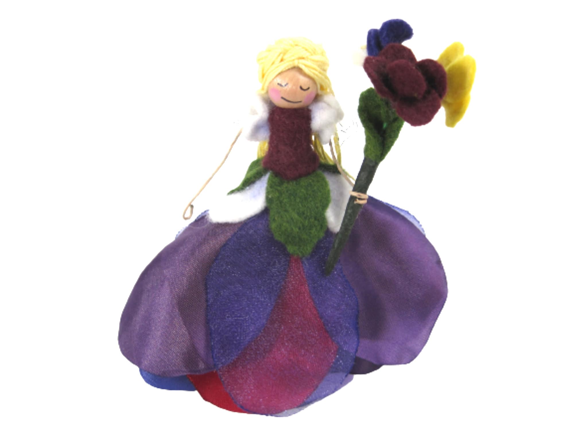 Tissu Imprimé Fairy Dreamland De Cicely Mary Barker - Lilas - 1 Yard (0,91m) - Coton Michael Miller - Neuf