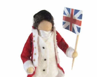 American Revolution Soldier Ornaments, British Soldiers, Revolutionary War, USA History - Independence Day - Fourth of July