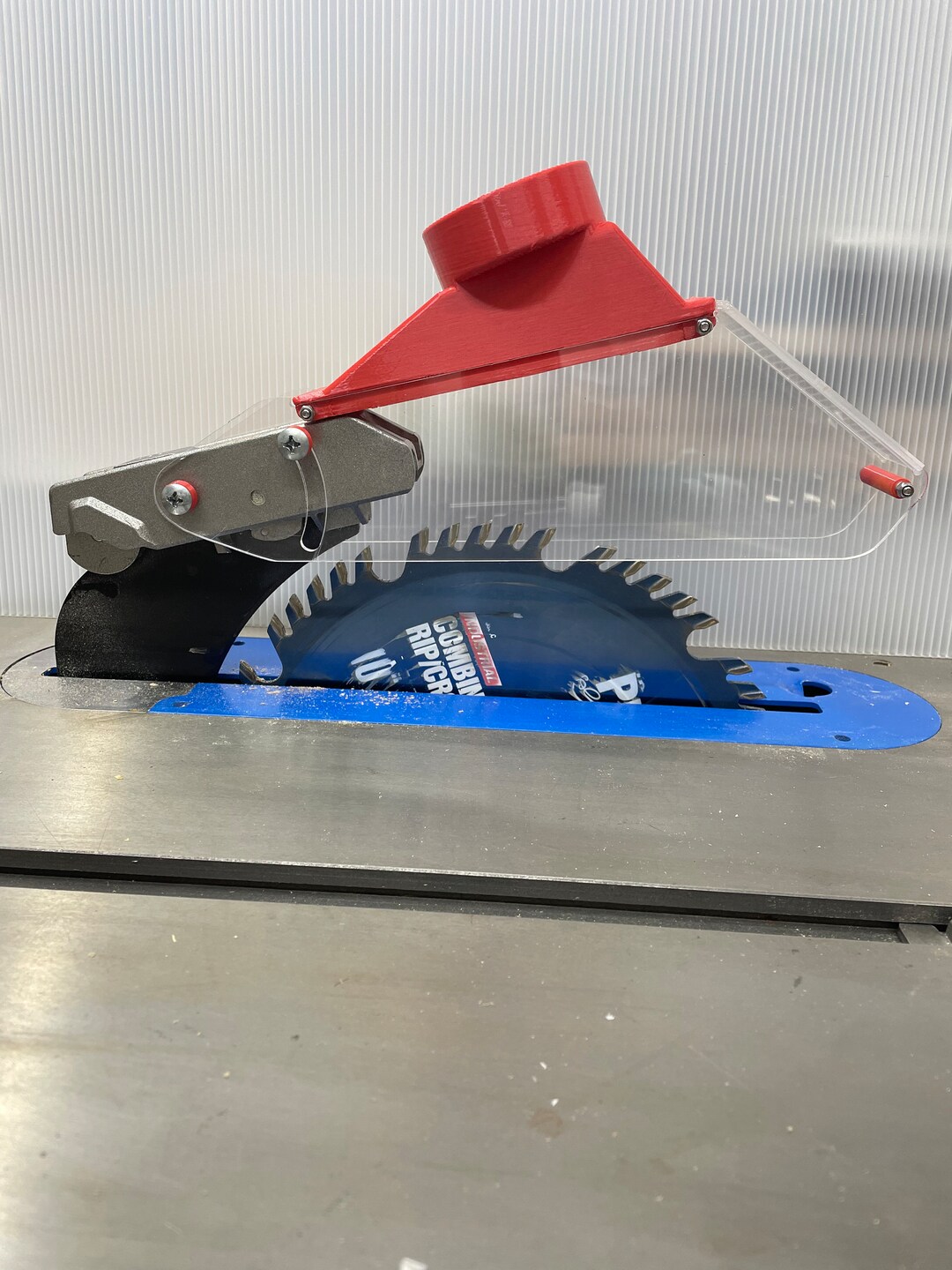 Table Saw Over Blade Dust Shroud Etsy