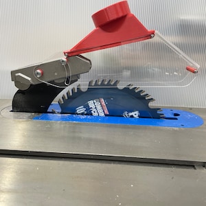 Table saw over Blade Dust Shroud
