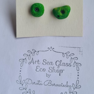 polymer clay climbing holds stud earrings jewelry.Buy Directly From Artist.fair trade.handmade.TWOPI1DB
