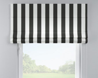 Striped Roman blind made to measure | Privacy screen window | Roman blind window | opaque | Curtain window | Fabric blind | Free fabric sample