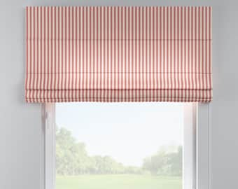 Striped Roman blind made to measure | Privacy screen window | Roman blind window | opaque | Curtain | Curtain window | Free fabric sample