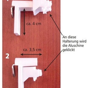 Befestigungselemente für Raffrollos Zubehör ohne Bohren ohne Bohren möglich Bild 4