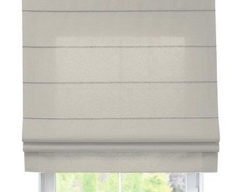 Raffrollo - 100% Baumwolle (18 Farben) | Maßanfertigung | Sichtschutz | Verdunklung | Fensterdekoration | Rollo | Stoffrollo | Jalousie