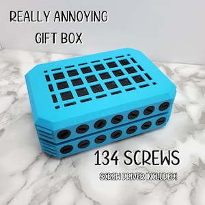 Coffret cadeau vraiment ennuyeux, Cadeau de farce, Cadeau de bâillonnement, Porte-cartes cadeau, Coffret cadeau de trucs, Pochette d'argent amusante, Cadeau créatif pour de l'argent, Frustrant