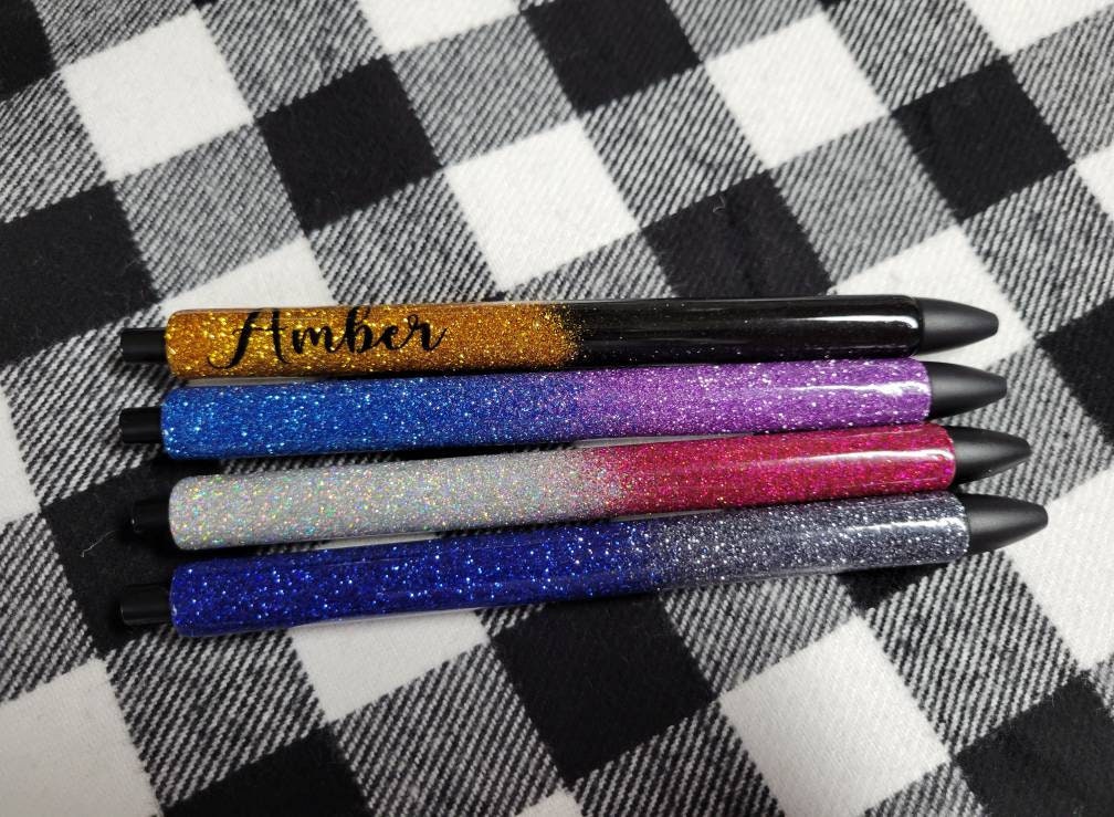 Black Glitter Pens – Winnies Wonders Creations