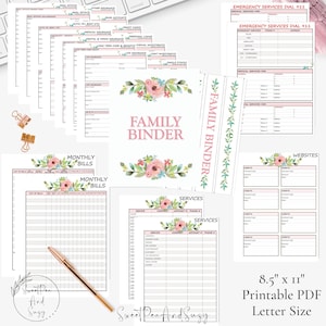 In Case of Emergency or Life Event, Household Forms, Family Binder, Digital Download, Important Information Forms, Just in Case, #105