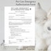 Pet Care Emergency Authorization Form, Pet Care, Pet Sitter, House ...