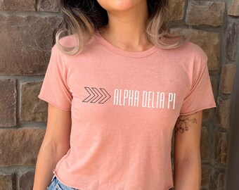 Alpha Delta Pi ADPi Arrow Design Crop