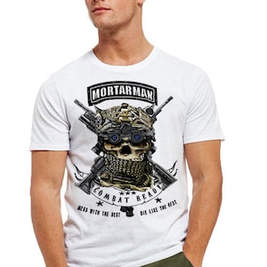 Mortarman T-shirt Arméns infanteri mortarpluton Indirekt eldstrid Assault Team