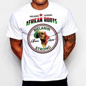 Black History Month T-Shirt Afrikanische Karte Kemetic Harriet Tubman Black Panther Huey P Flagge Afrika Maat Ankh Hieroglyphen Melanin Baumwoll-T-Shirt