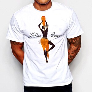 Black History Month T-Shirt Afrikanische Karte Kemetic Panafrikanismus Nubian Garvey Melanin Baumwoll-T-Shirt