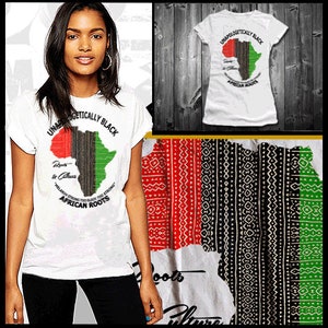 Schwarze Geschichte Monat T-Shirt afrikanische Karte Kemetic Marcus Garvey Black Pride Huey P Newton Malcolm X Angela Davis Unapologetically Schwarz