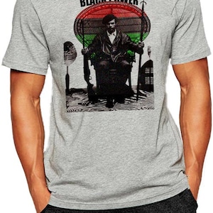 Huey P Newton Black History Month Cotton Tee Freedom Fighter Cotton Tee