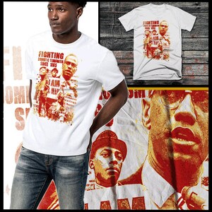 Black History Month T-Shirt Afrikanische Karte Kemetic Marcus Garvey Black Panther Angela Davis Huey P Newton Malcolm X Afrika Melanin tee