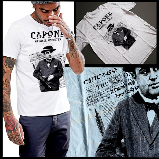 Warface Apparel John Dillinger American Gangster Blue T-Shirt Inc