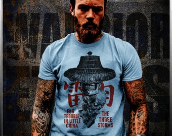Big Trouble the three storms Kung Fu Movie t-shirt Vechtsporten tee