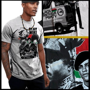 Black History Month T-Shirt Marcus Garvey Huey P Newton Malcolm X Angela Davis Nat Turner Martin Luther King Afrika Melanin Kemetic Pride