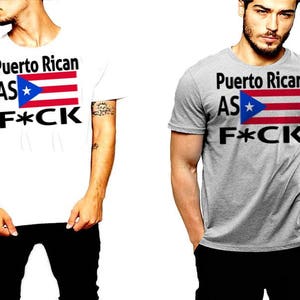 Puerto Rico T-Shirt Puerto Rican  As F Boricua Pride Taino Cotton Tee