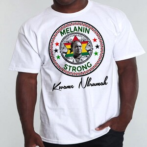 Black History Month T-Shirt Afrikanische Karte Kemetic Panafrikanismus Black Panther Huey P Newton Malcolm X Angela Davis Afrika Melanin Baumwoll T-Shirt
