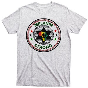Black History Month T-Shirt Afrikanische Karte Kemetic Malcolm X Black Panther Huey P Flagge Afrika Maat Ankh Hieroglyphen Melanin Kemet Baumwoll T-Shirt