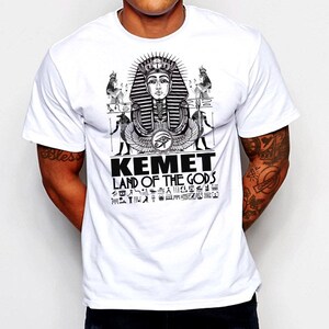 Kemetic T-Shirt Black History Month Afrikanische Karte Marcus Garvey Black Panther Huey P Newton Malcolm X Angela Davis Afrika Melanin Baumwoll-T-Shirt