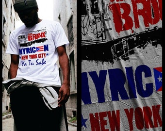 The Bronx t-shirt Bronx train Puerto Rican Boricua taino New York City 80s graffiti train South Bronx Puerto Rican Flag tee