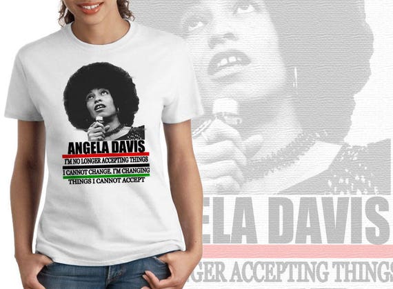 Angela Davis Citation T Shirt Puissance La Fierte Africaine Etsy France