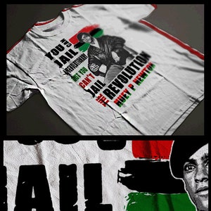 Black History Month T-Shirt Afrikanische Karte Kemetic Marcus Garvey Black Panther Huey P Newton Malcolm X Angela Davis Kemet Afrika Melanin