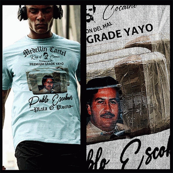 T shirt pablo escobar homme new arrivals