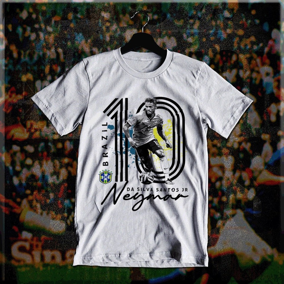 Fahrenheit Rationel underkjole Soccer T-shirt Brazilian Footballer Team Brazil Soccer Legend - Etsy