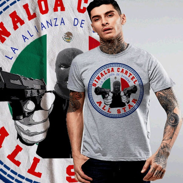 El Chapo Guman T-shirt Sinaloa Cartel Mexican Drug Cartel Marijuana Escobar Cocaine Drug Thug Kingpin Of Blow Joaquin El Hefe Mexico Gang