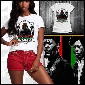 Schwarze Geschichte Monat T-Shirt Afrika Stolz Kemetic Marcus Garvey schwarze Wurzeln Huey P Newton Malcolm X Angela Davis afrikanischen Philosophie Tee