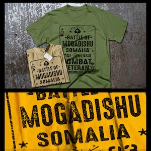 Battle Of Mogadishu Somalia Combat Veteran T-Shirt