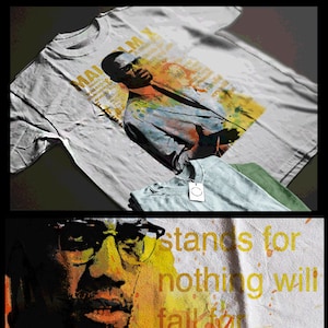 Malcolm X T-Shirt Black History Month Abstrakte Kunst Legende Bunte Afroamerikaner Pan-Afrikanische Revolutionäre Poster Design Grafik Tee